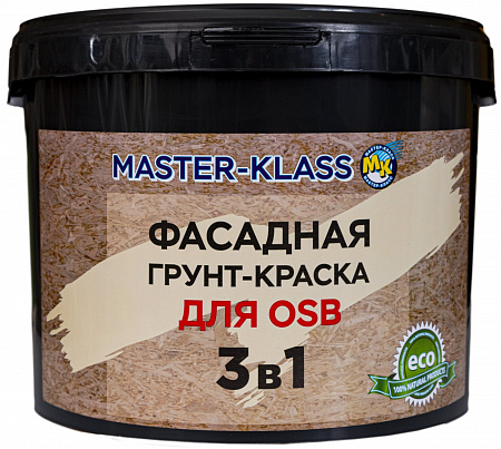 Фасадная грунт-краска для OSB (3 в 1) 14 кг