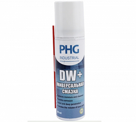 Смазка универсальная проникающая силиконовая DW+ MULTIPURPOSE GREASE 90 ml